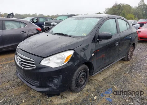 2019 Mitsubishi Mirage G4 Es из США, поврежденный, VIN ML32F3FJXKHF14862